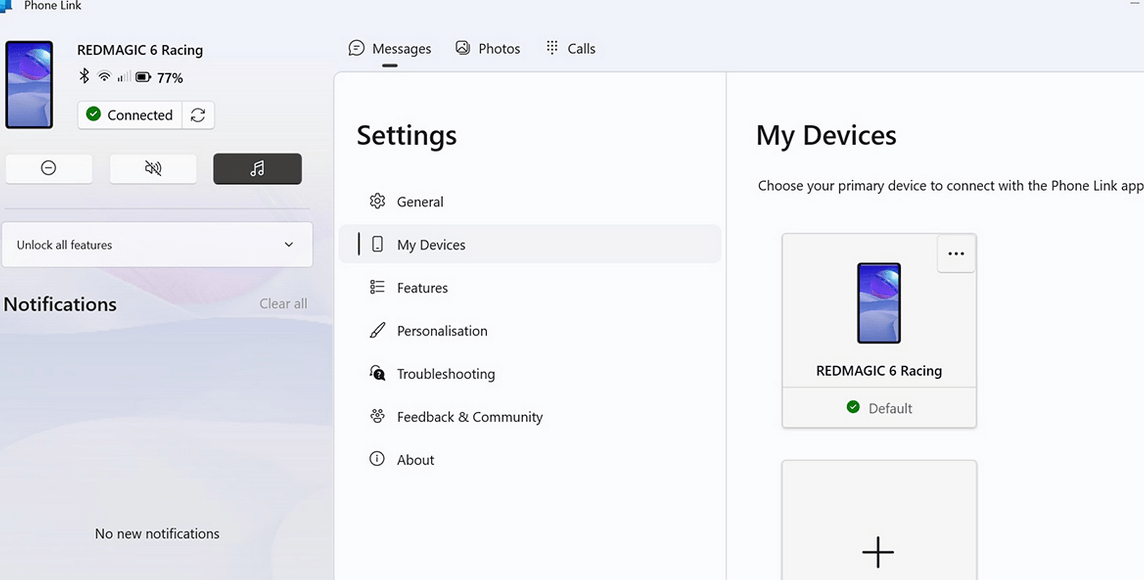 Conecte seus dispositivos via Bluetooth ou Wi-Fi