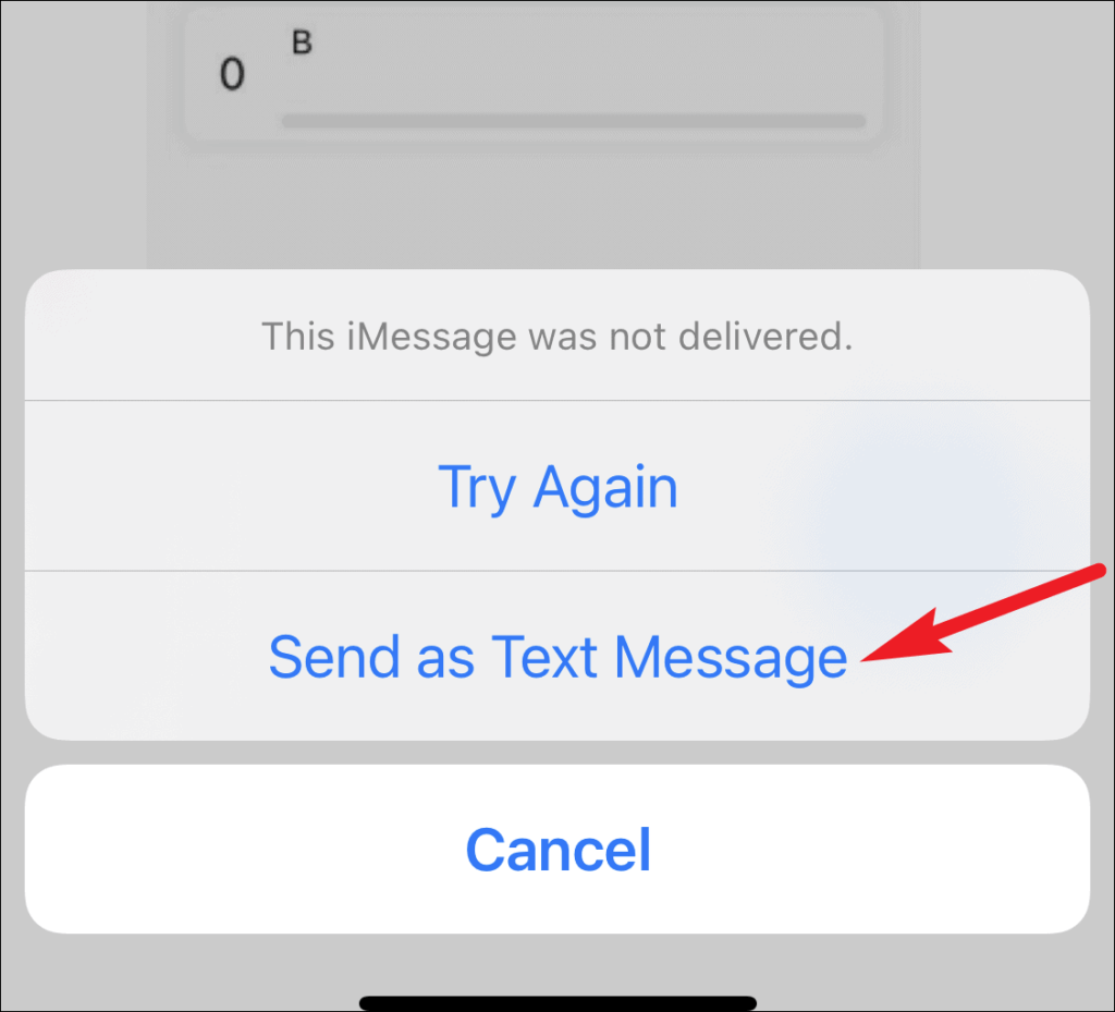 Send as SMS