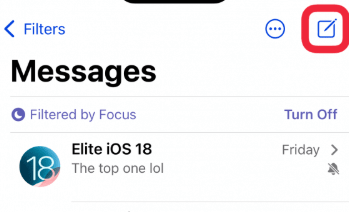 Launch the Messages app