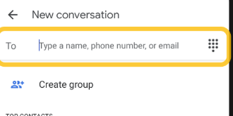 start a new chat