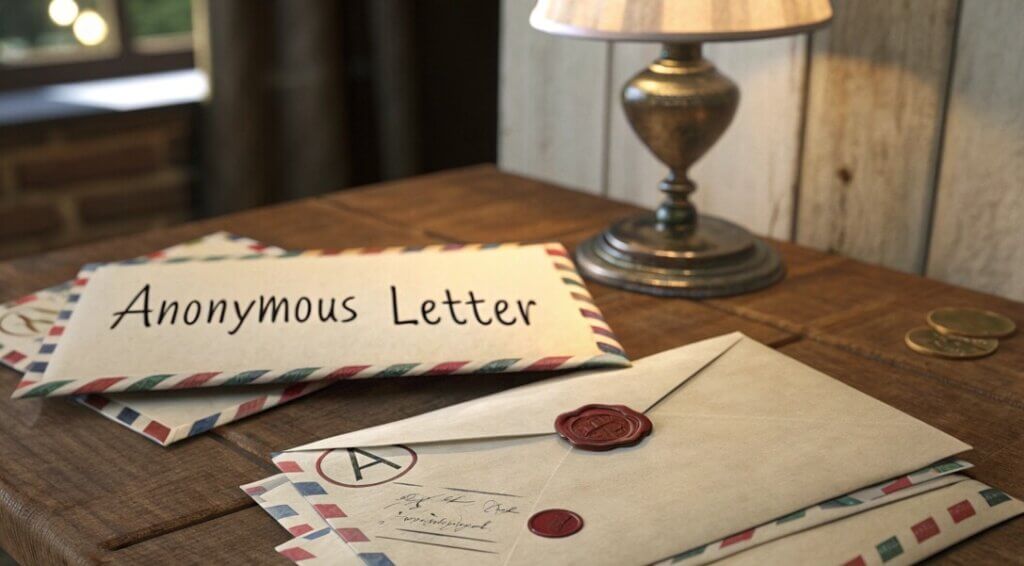 How to send an anonymous letter offline online text ideas