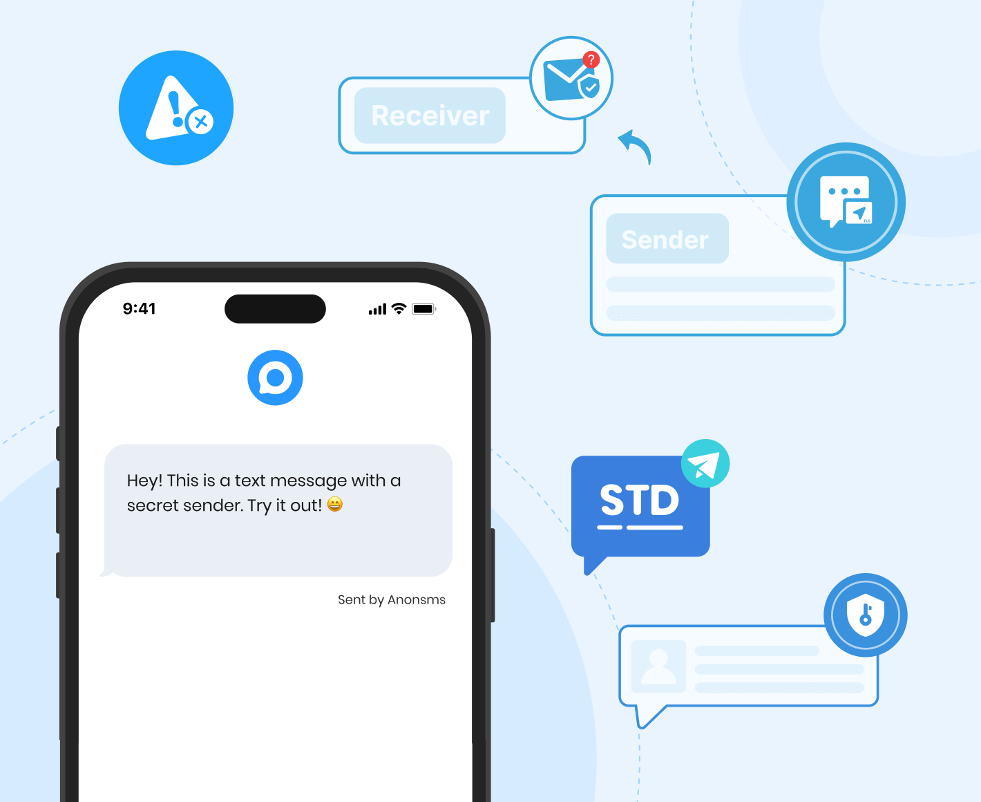 Anonymous text messaging platform 100 safe guaranteed 