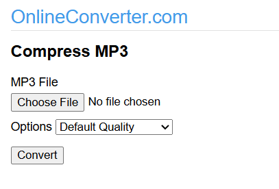 Comprimi il file