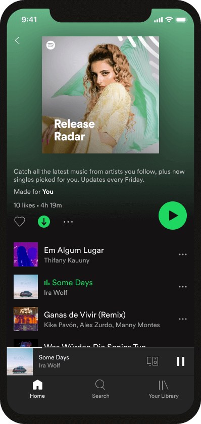 App musicale Spotify