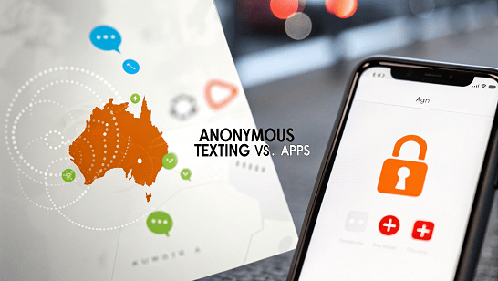 SMS anônimos vs. aplicativos
