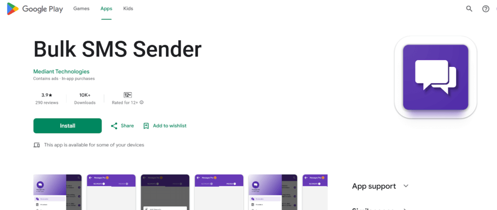 bulk sms sender