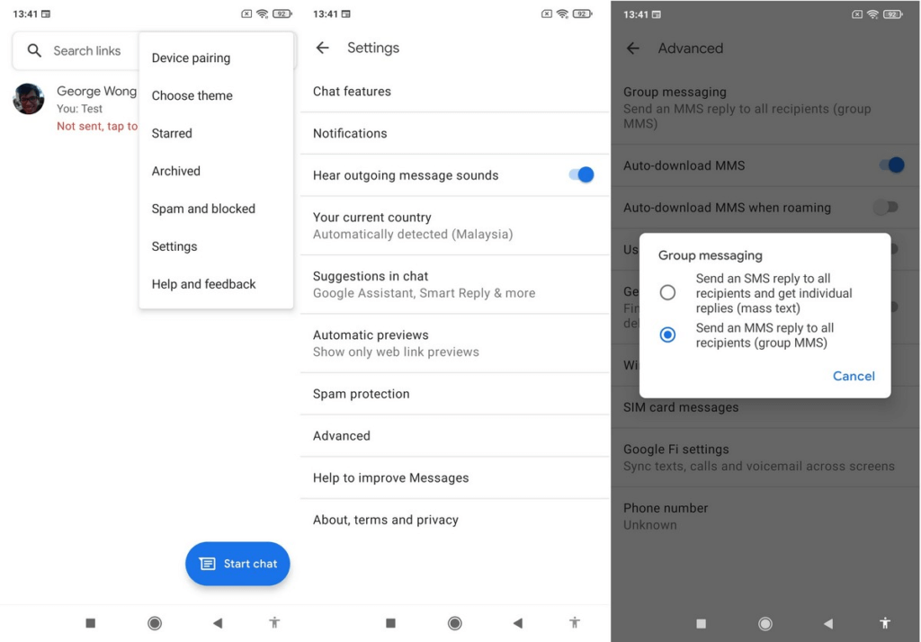 Steps to Send Mass Text on Android