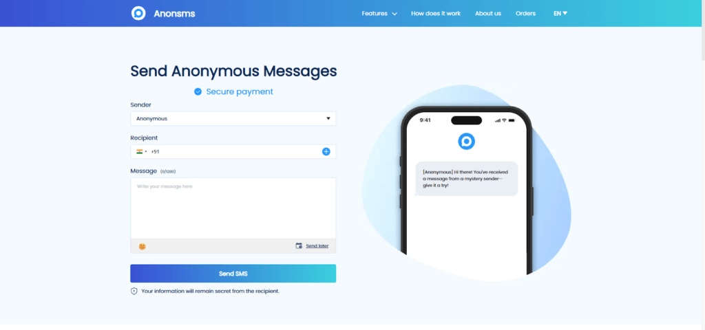 Anonsms