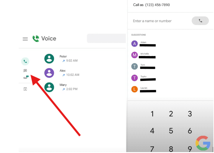 send bulk sms with google voice
