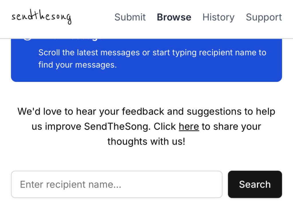 sendthesong