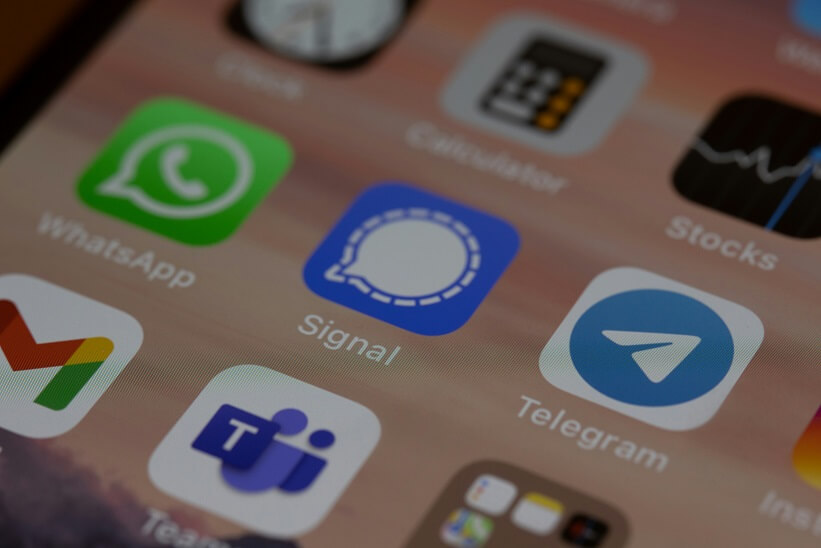 Signal,Telegram gibi metin uygulamaları
