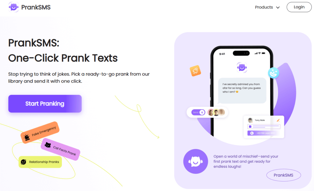 PrankSMS Official Page