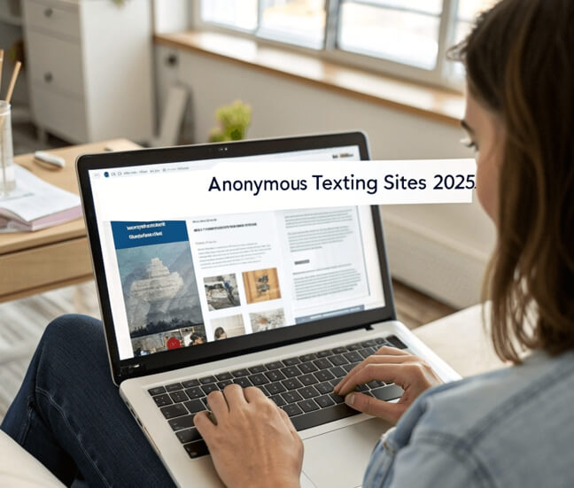 text site anonymous