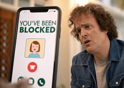 you've been blocked warning