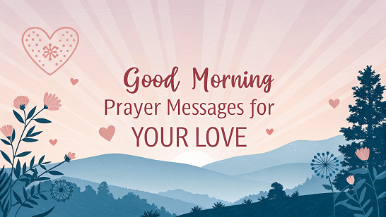 Good Morning Prayer Messages for Your Love Poster