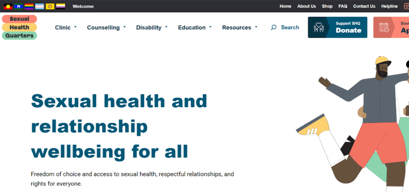 site de saúde sexual