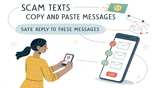 Eine Illustration zum Umgang mit Textsacmmer
