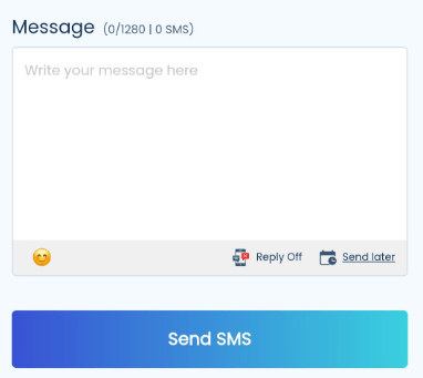 click send sms