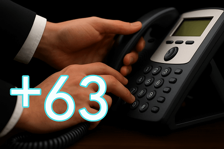 dial 63 country code