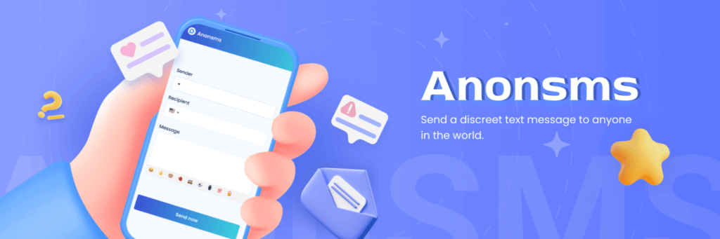 Sending anonymous SMS poster