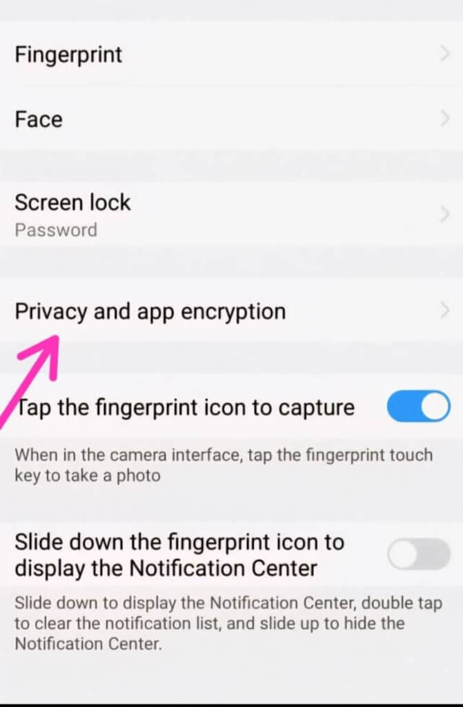 hide apps on vivo