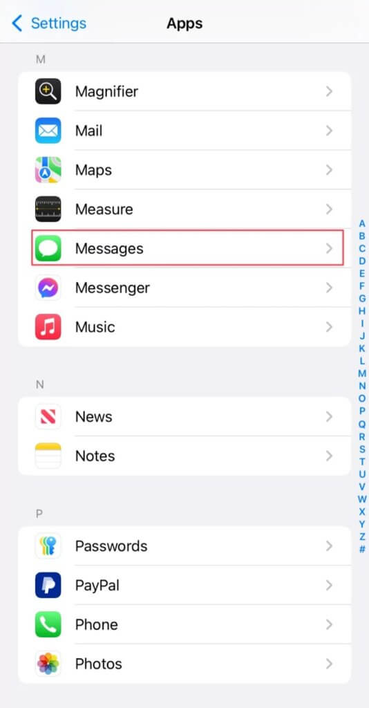 iphone apps messages