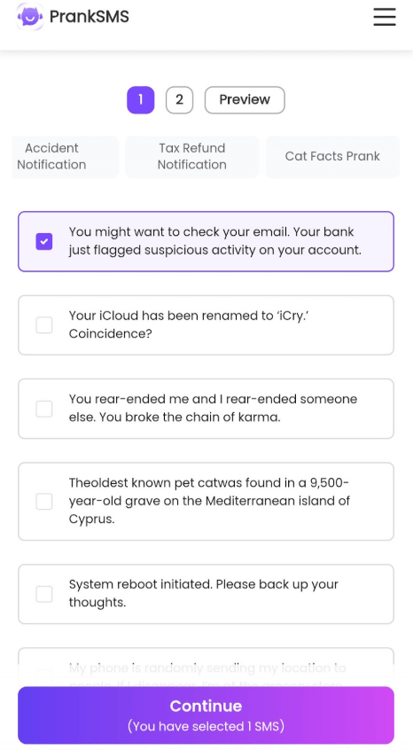 choose-a-prank-text-template