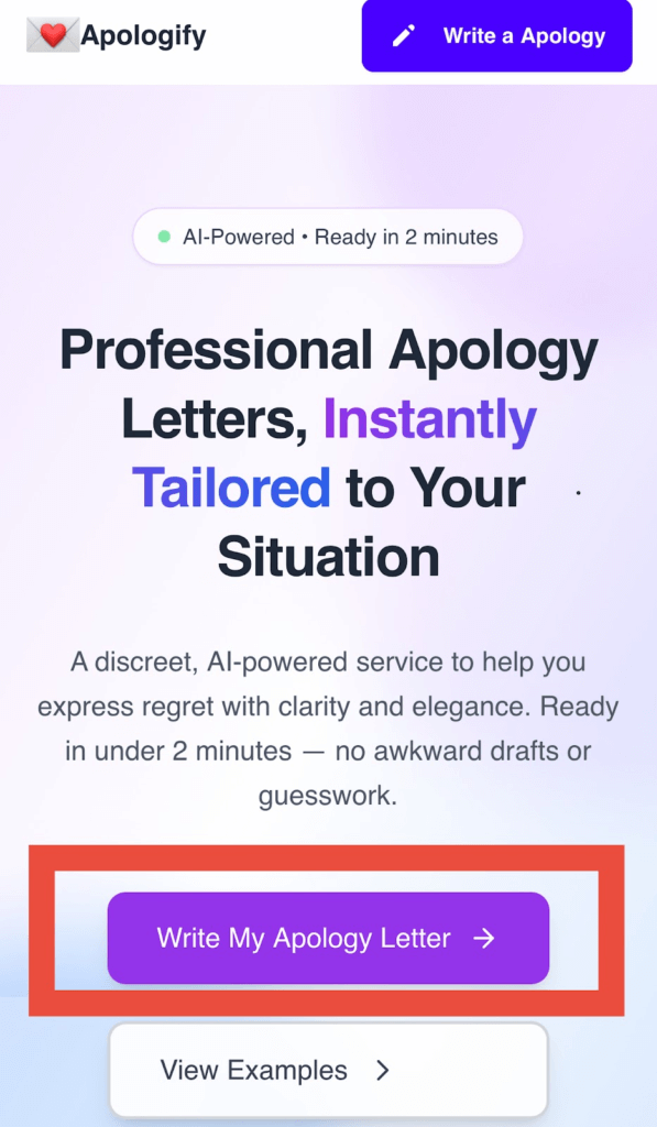 Apologify generator page