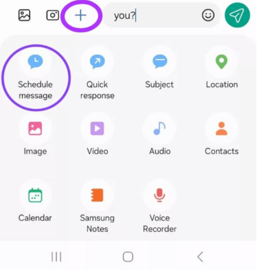 samsung plus button