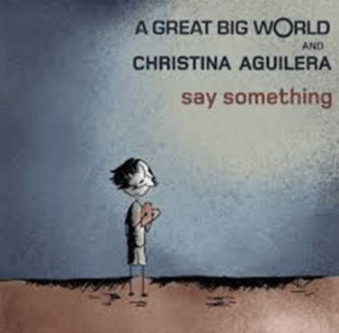 say something