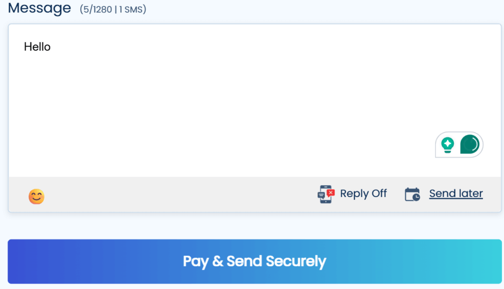 pay and send securely