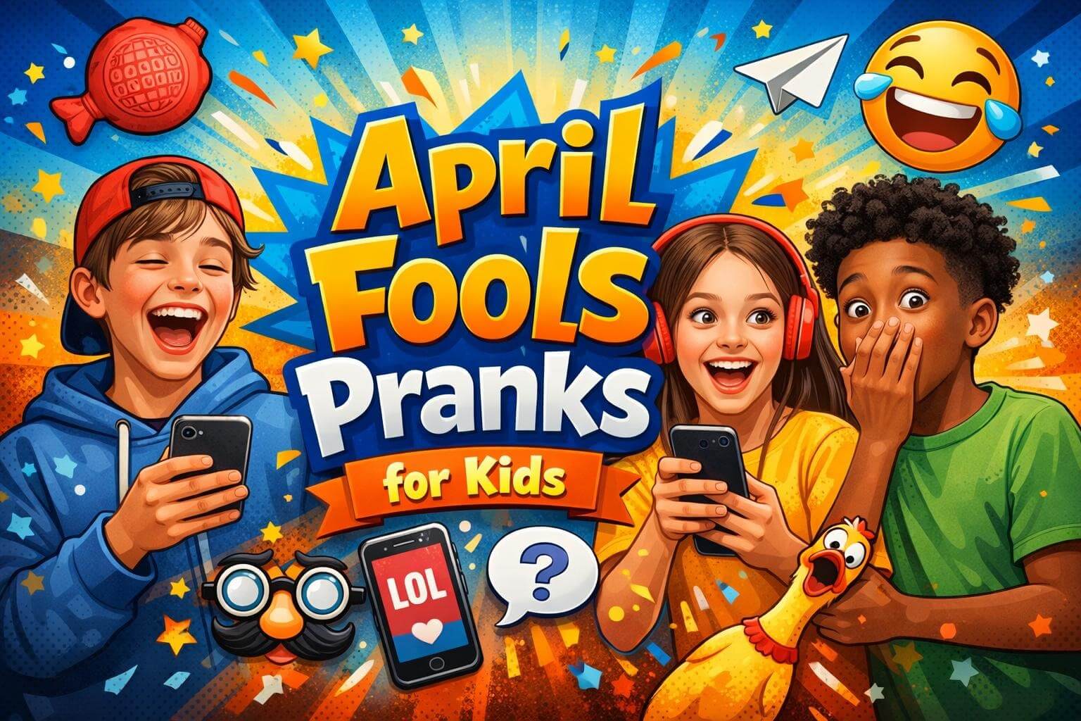 10 Easy & Good April Fools Pranks for Kids Over Text