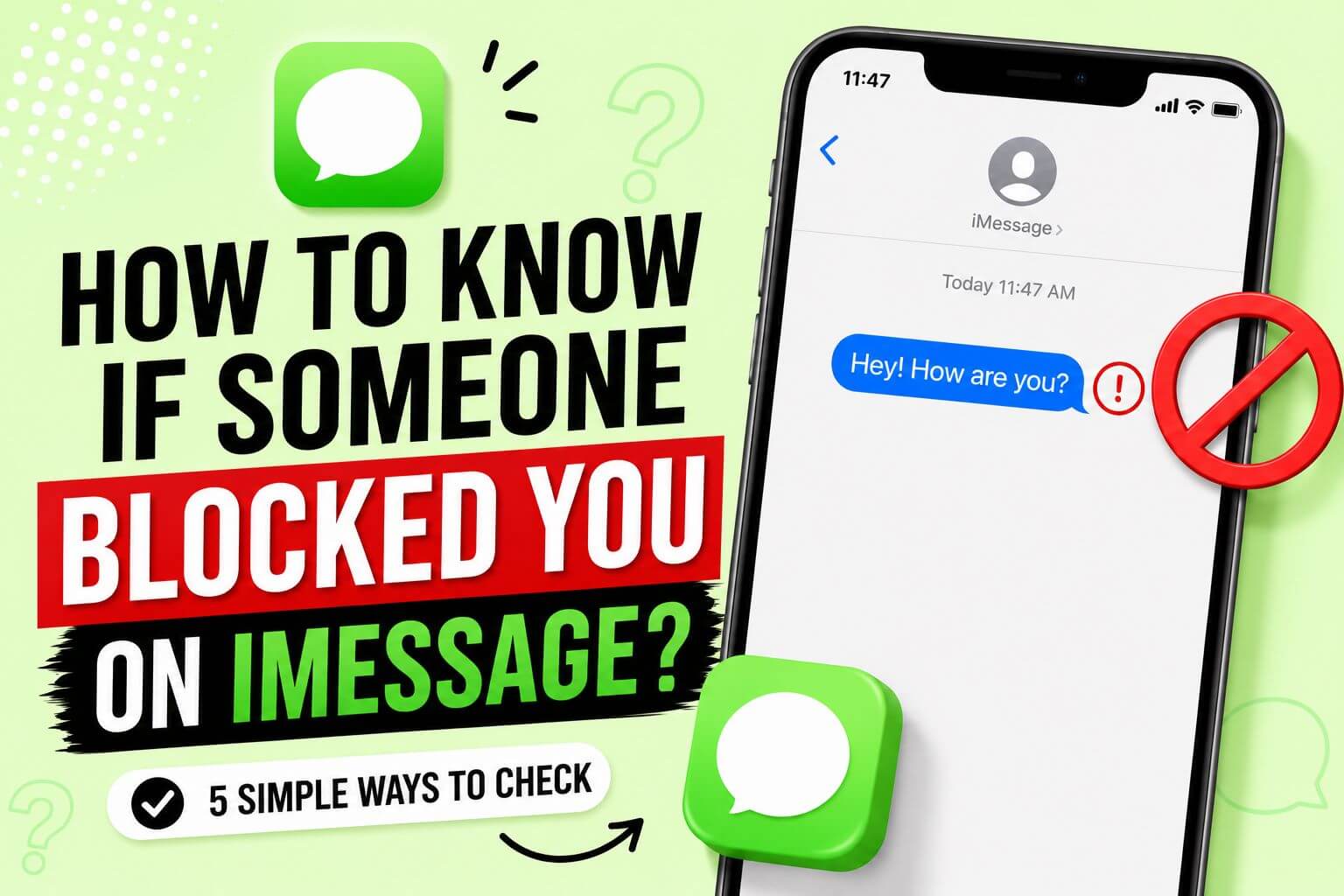 How to Know If Someone Blocked You on iMessage