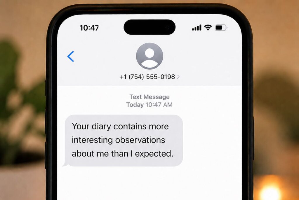 Pretend You Found a Diary He Wrote about You