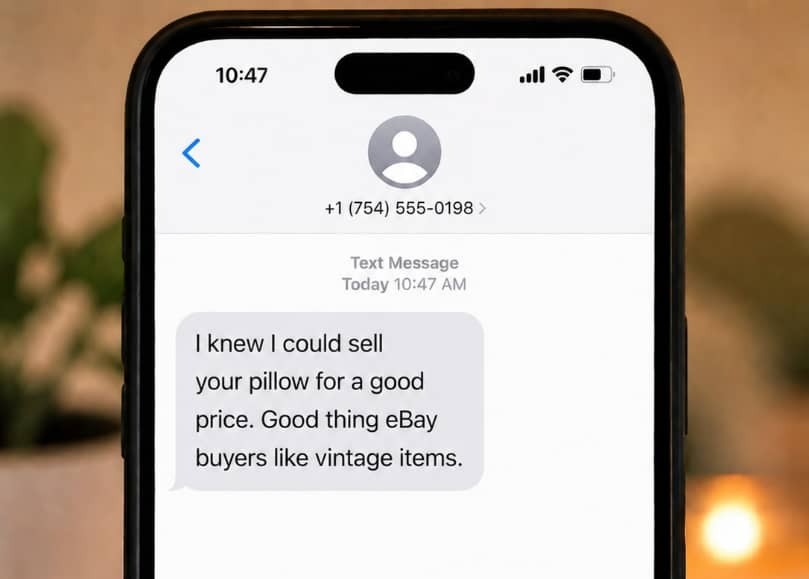 Pretend You Sold His Pillow on eBay
