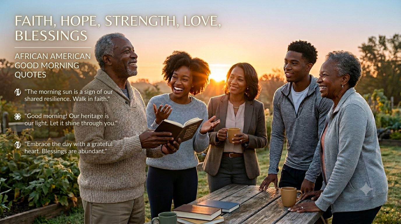 154 Powerful African American Good Morning Quotes to Brighten the Day