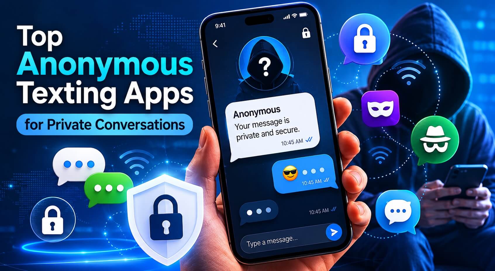 anonymous text app
