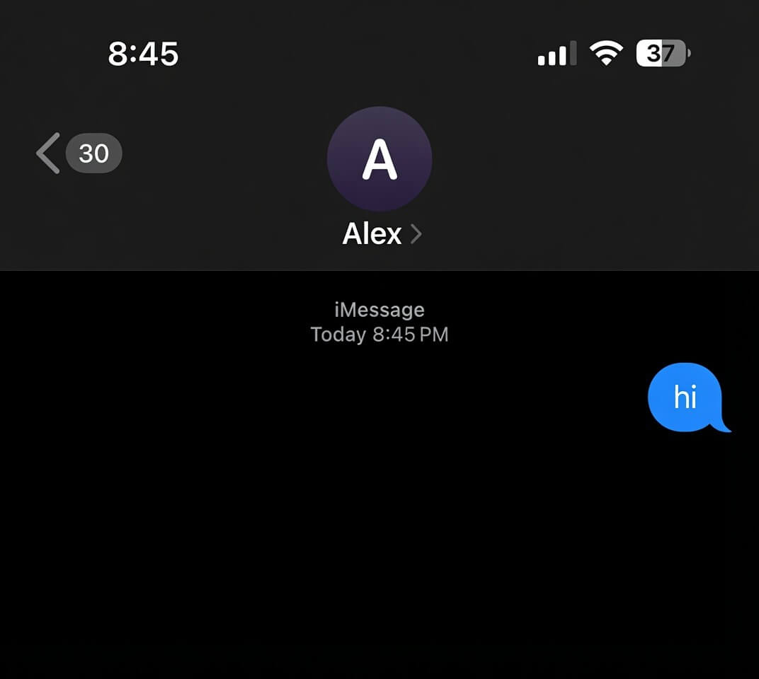 Check Whether Your Message Shows “Delivered”