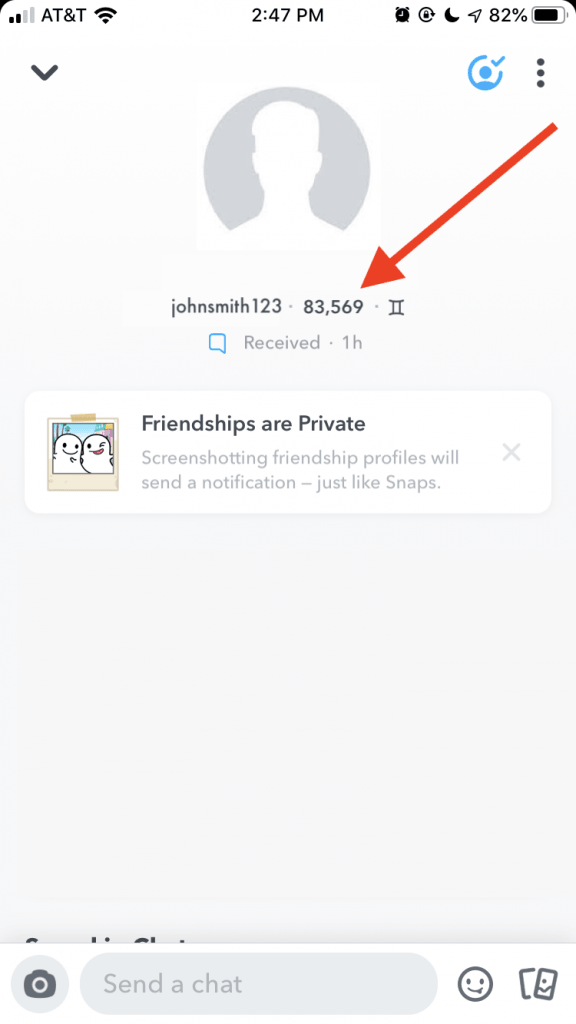 Check If Their Snap Score is Available