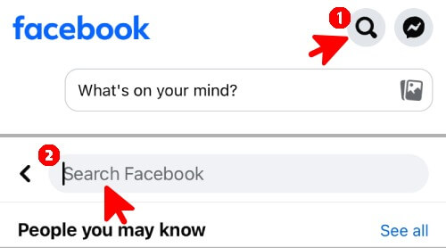 Search For Their Facebook Profile
