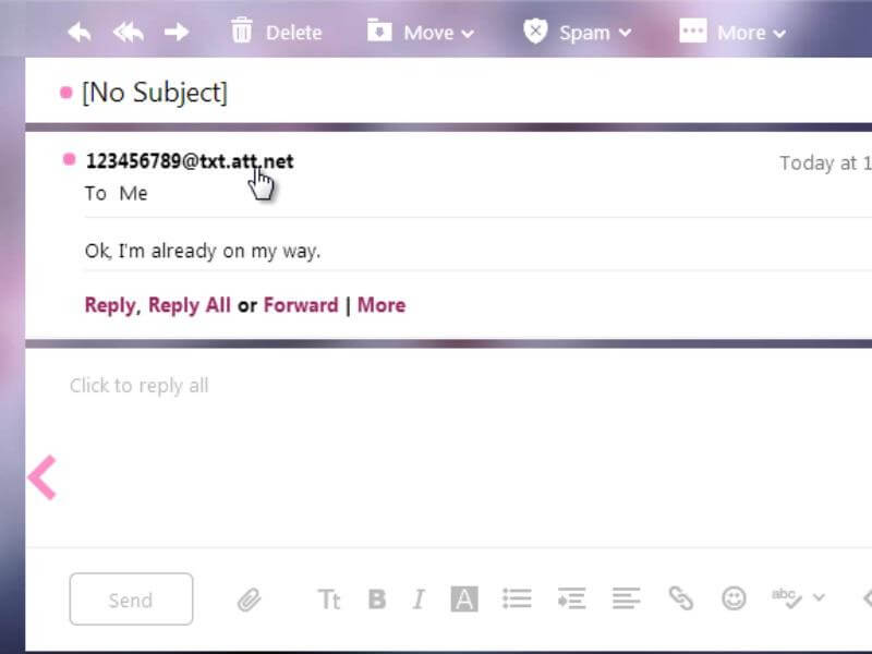 Use Your Email to Send to Their Phone Number