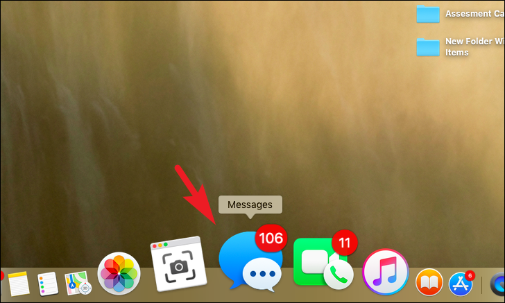 open Messages and sign in with the same Apple ID