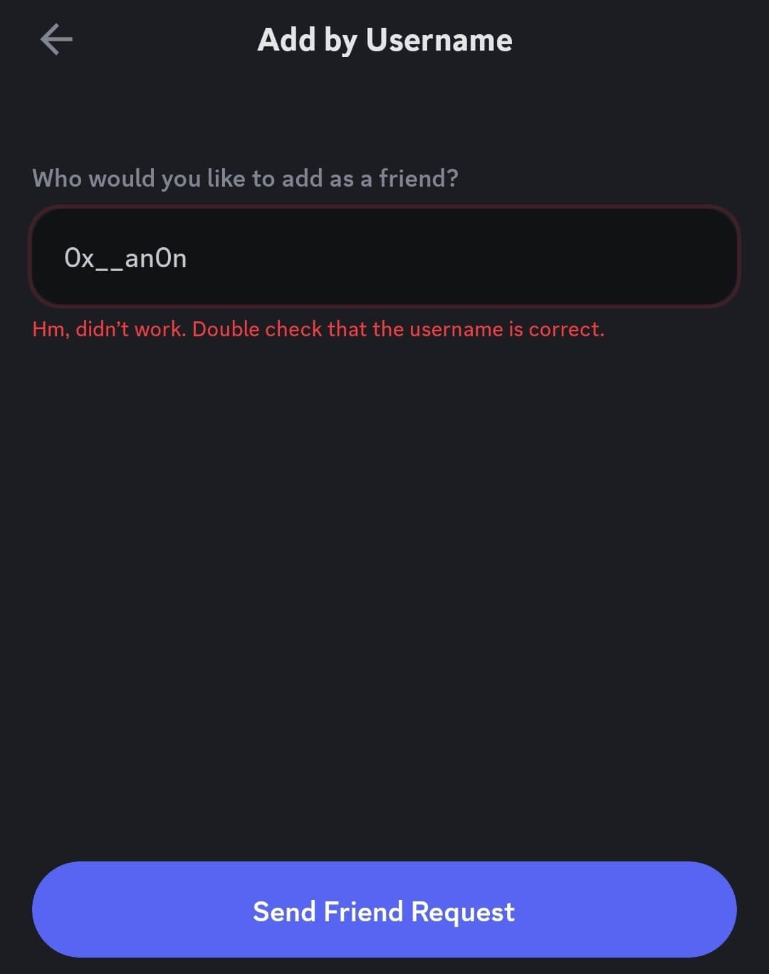 Try Sending Them a Friend Request