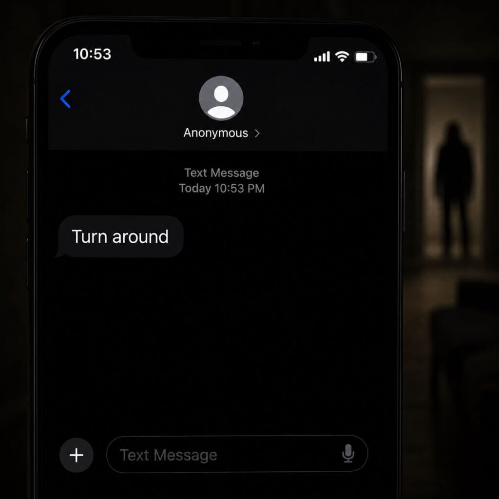 Text “Turn Around” and Say Nothing Else