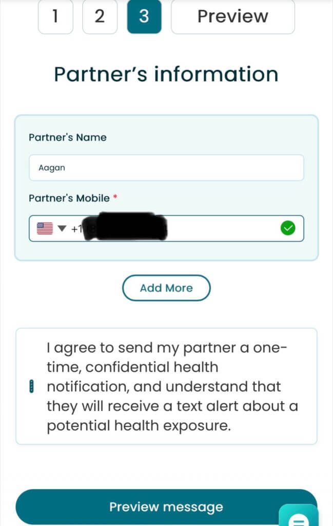 Tell your partners