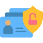 en ikon som indikerar integritetssäkrad